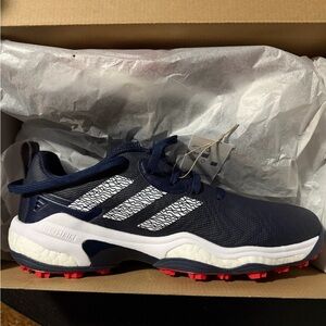 Adidas CodeChaos Navy and White Golf Shoes